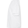 Side view of white youth bulk t-shirt
