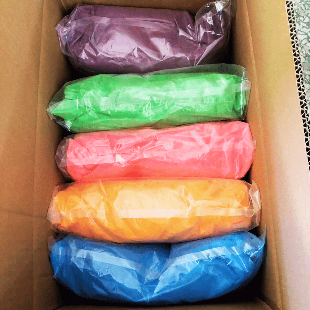 Five Colours Bundle Bulk Colour Powder