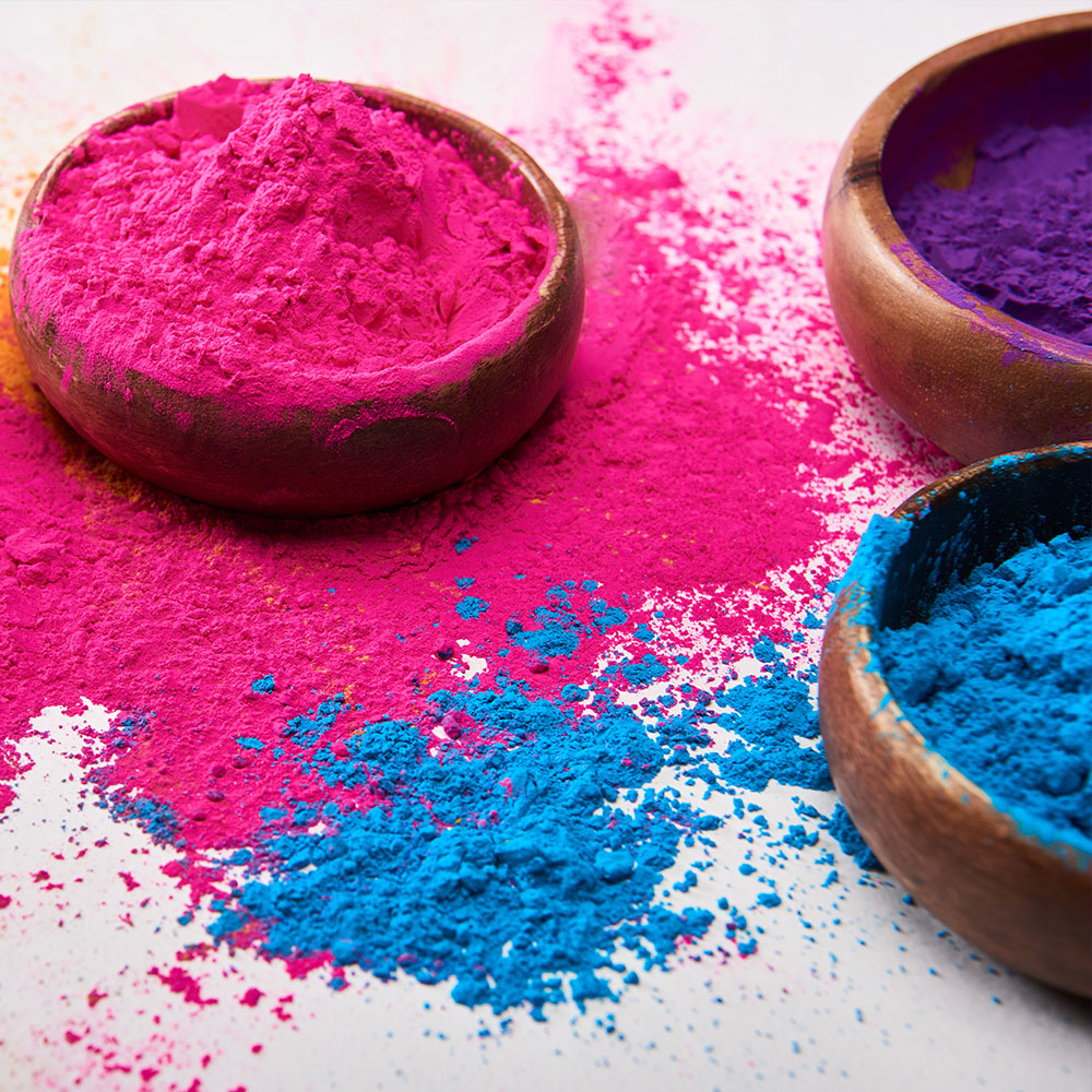 Buy Colored Holi (Gulal) Colors and Color Run Powder Bulk